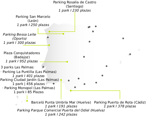 Mapa de aparcamientos